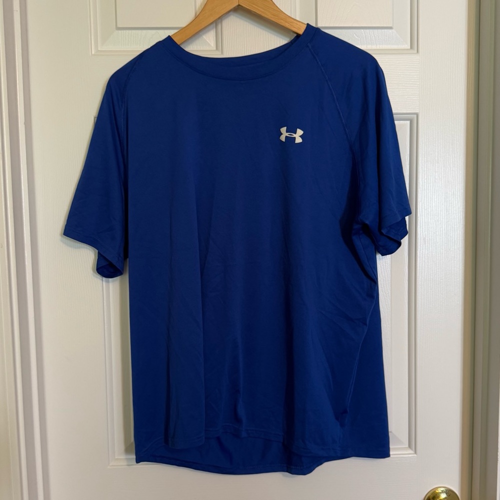 Under‎ Armour T-Shirt Mens Sz XL Loose HeatGear Wicking Activewear Quick Dry